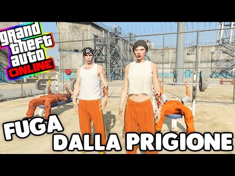 Gta 5 Challenge ITA - Fuga dalla prigione con 5 stelle!