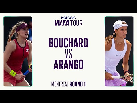 Eugenie Bouchard vs. Emiliana Arango | 2025 Round 1 Montreal | WTA Match Highlights