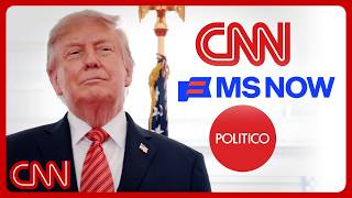 CNN, MS NOW and Politico to sue Trump over White House ban