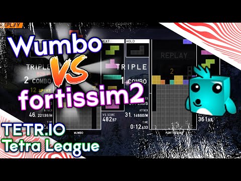 TETR.IO Tetra League - Wumbo vs fortissim2 (7/20/2021)