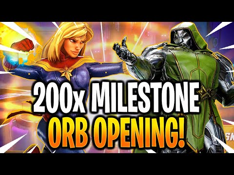*NEW* 200x MILESTONE ORB OPENING! - MARVEL Strike Force - MSF