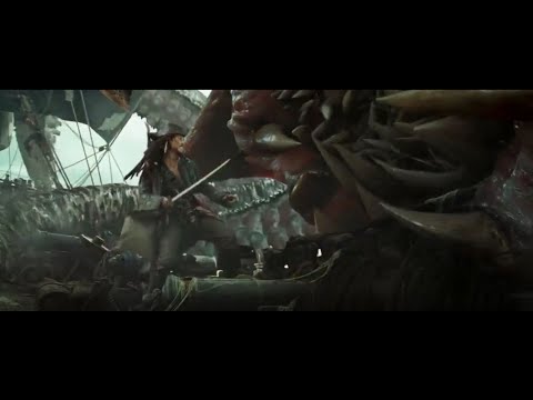 Pirates of the Caribbean Dead Man's Chest - Jack and the Kraken