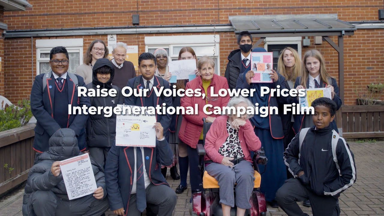 #RaiseOurVoicesLowerPrices - Intergenerational Cost of Living Campaign