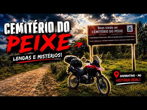 🏍️ Achei Que Era Só Um Cemitério... Mas Descobri Algo Inacreditável #viagemdemoto #lander250 
