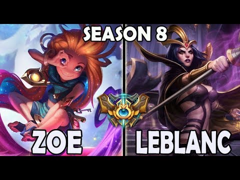 SKT T1 Faker ZOE vs LEBLANC - Ranked Challenger Korea