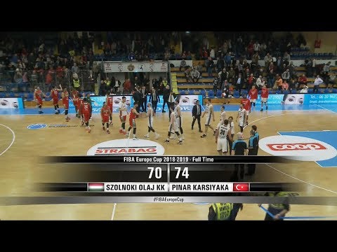 Szolnoki Olaj KK – Pinar Karsiyaka  2018.12.13.