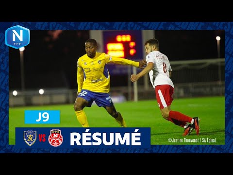 J9 I Épinal SA - FC Rouen 1899 (1-1), le résumé | National FFF 2023-2024