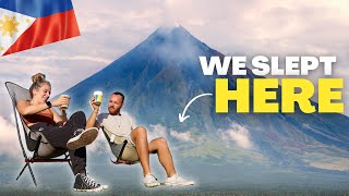 Camping on an ACTIVE VOLCANO in the Philippines (Mount Mayon)