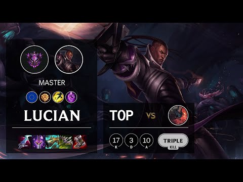 Lucian Top vs Aatrox - EUW Master Patch 10.24