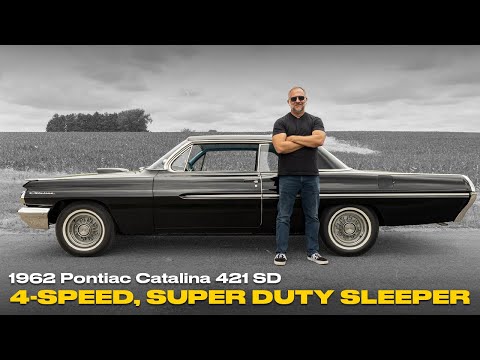 1962 Pontiac Catalina 421 SD:  4-speed, Super Duty Sleeper