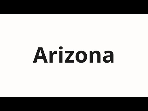 How to pronounce Arizona | Аризона (Arizona in Russian)