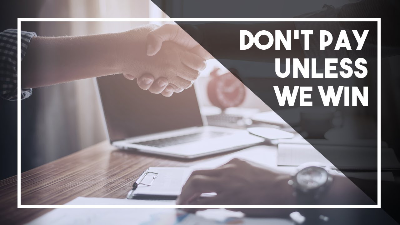You Don't Pay Us Unless We Win - Drummond Law Firm