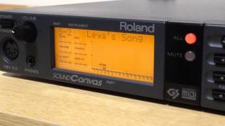 Video thumbnail for Roland SC-55 Sound Canvas Demo by kora kuma