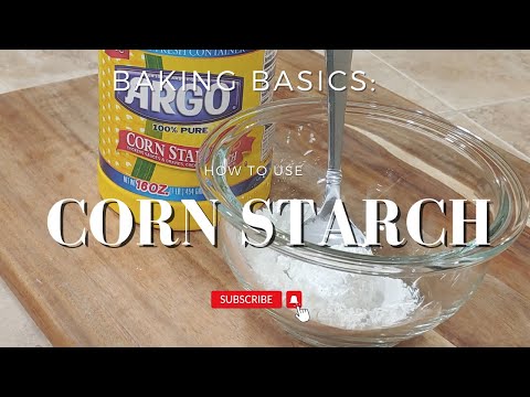 Using Corn Starch in Baking & Cooking #bakingbasics #kitchentips