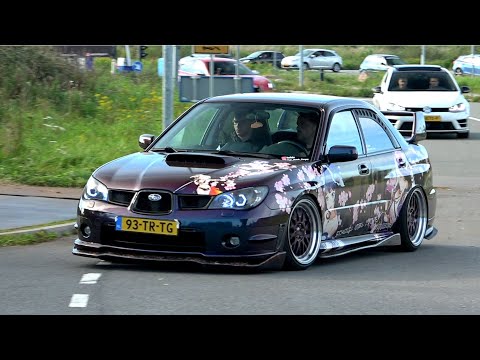 JDM Cars leaving "Welcome to Japan"- S13, R35, RX7, Civics, Miata, CRX, AE86, 350Z, Supra MK2...