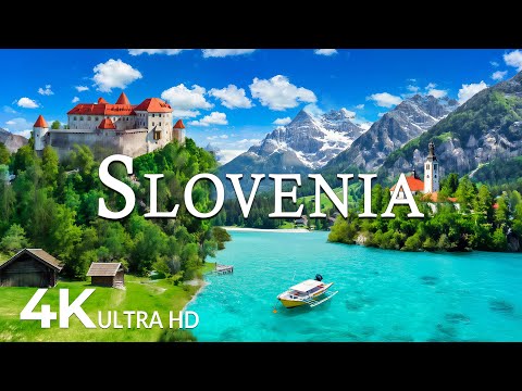FLYING OVER SLOVENIA (4K UHD) – Soothing Music Along With Beautiful Nature Video - 4K Video ULTRA HD