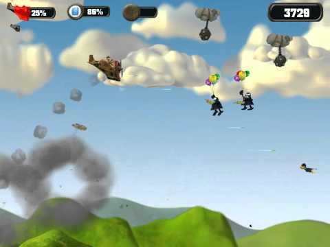 Crazy Chicken Sky-Botz gameplay