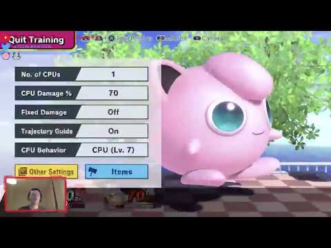 Explaining How I train specific match-up with Jigglypuff (Training mode)