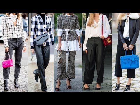 MODA OTOÑO 2023 2024 / LOOKS  y OUTFITS con ROPA en TENDENCIA de MODA 2024