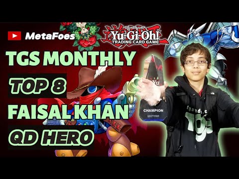 TOP 8 (80 Player) TGS Edison Monthly *QuickDraw Hero* Deck Profile FEAT: YCS CHAMPION Faisal Khan