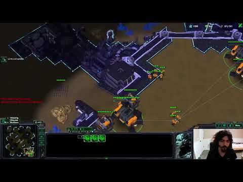 3 Rax marine vs proxy 2 rax reaper TvT (FPV/POV)