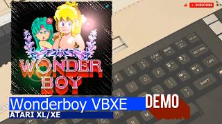 Atari XL/XE -=Wonderboy VBXE=- demo