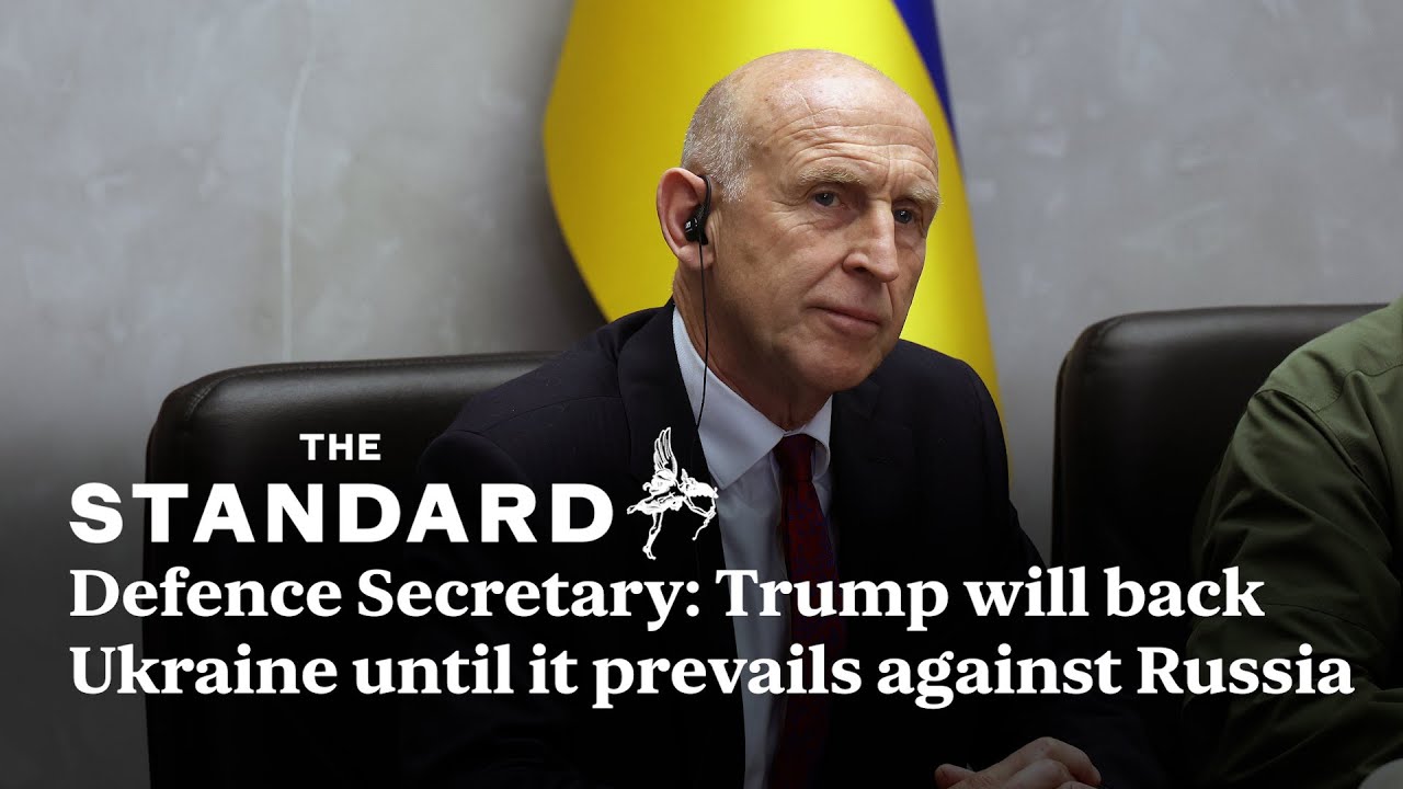 Defence Secretary: Trump will back Ukraine until it prevails against Russia