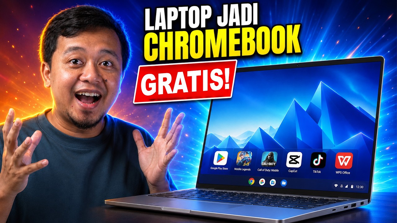BYE BYE FLASHDISK! Cara Install CHROME OS Di Laptop DualBoot Dengan Windows