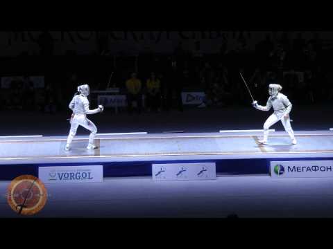 Moscow 2013 Women's Sabre - GOLD - Velikaya RUS v Kharlan UKR