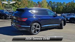 New 2026 Genesis GV80 3.5T Prestige AWD, Cary, NC GV801816