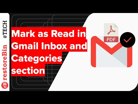 Mark as Read in Gmail Inbox and Category Section at...