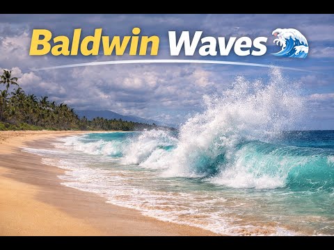 Powerful Waves at Baldwin Beach Park  Maui Hawaii 🌊🌴