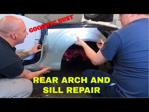 MX5 NB REAR ARCH AND SILL REPAIR : pt 1