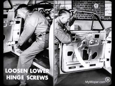 Chrysler Master Tech - 1954, Volume 7-3 Door Alignment
