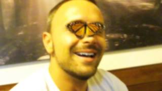 Nate McMoney Butterfly On His Nose