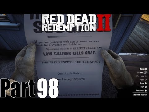 Red Dead Redemption 2 Part 98 - How To Clear A Wildlife Art Exhibition Mission [PS4 Pro]