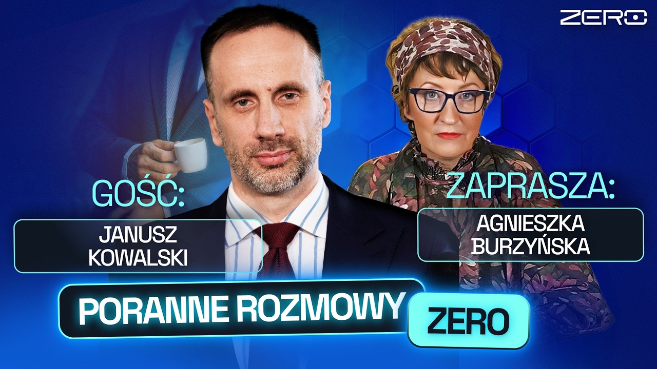 JANUSZ KOWALSKI I AGNIESZKA BURZYŃSKA - PORANNE ROZMOWY ZERO