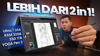 Bukan Laptop Biasa ! Review Lenovo Yoga 7i 2-in-1 Aura Edition