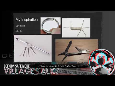 Hybrid PhySec Tools | TOOOL Lock Pick Village | DEF CON Safe Mode