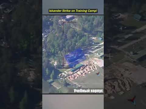 Drone Captures Iskander Strike on a Ukrainian Training Camp!