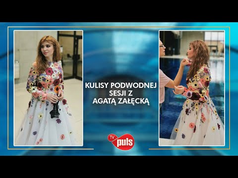 Wow! Najgłębsza sesja modowa na świecie z Agatą Załęcką! 🥽