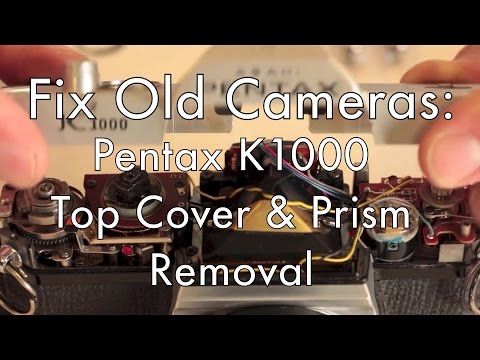 Fix Old Cameras: K1000 Top Cover and Prism Removal