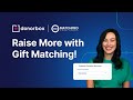 Raise More With Gift Matching Donorbox And Double The Donation 360MatchPro