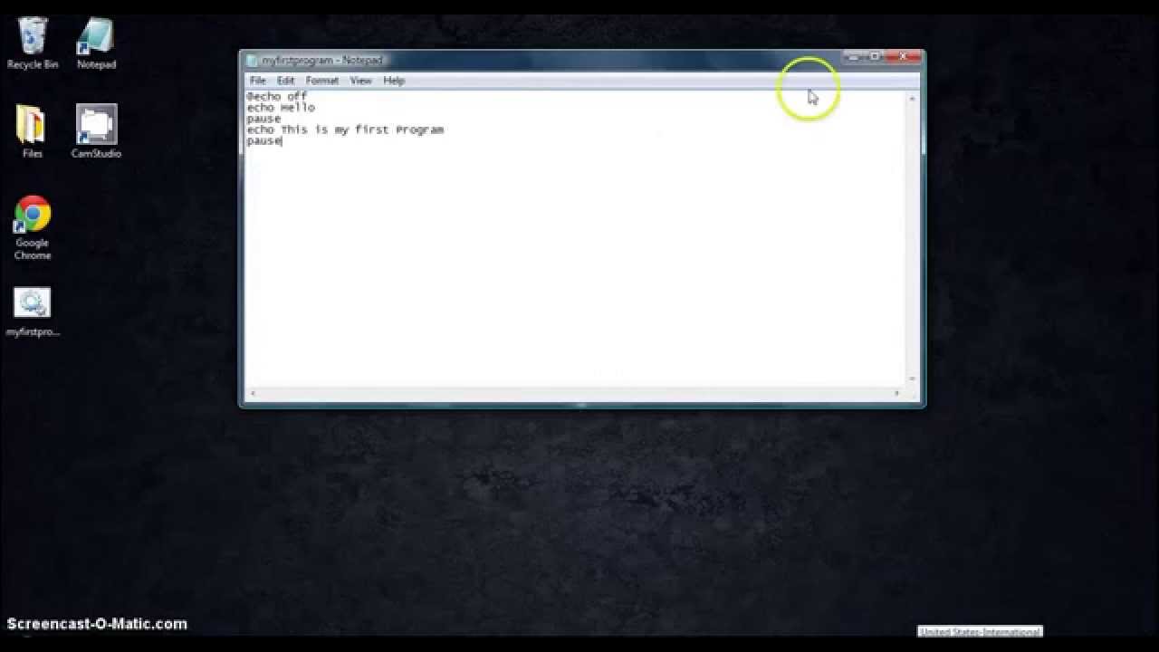How to Create a Simple Program- a NotePad Tutorial