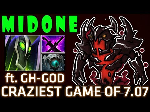 MidOne Dota2 Shadow Fiend - Epic Fight! Craziest Game of 7.07c