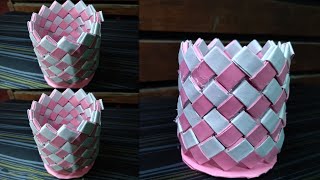 Easy and Affordable DIY Paper Pen/Pencil Holder Tutorial