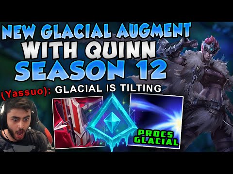 TILTING MOE (YASSUO) WITH *NEW* GLACIAL AUGMENT QUINN IN SEASON 12! (PERMA-SLOW) - League of Legends