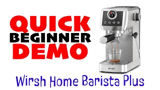 BETTER Coffee In 2 Minutes! NOVICE DEMO #Wirsh