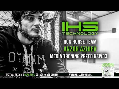 MediaDay przed #KSW33 - ANZOR AZHIEV - IronHorseSeriesTV
