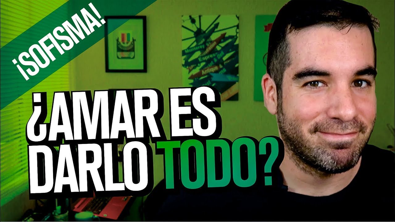 ¿Amar es darlo todo? Una breve reflexión